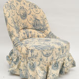 Toad armchair and its ottoman