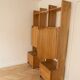 Modular library in solid elm by Pierre Chapo