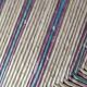 Old corner straw armchair in turned wood