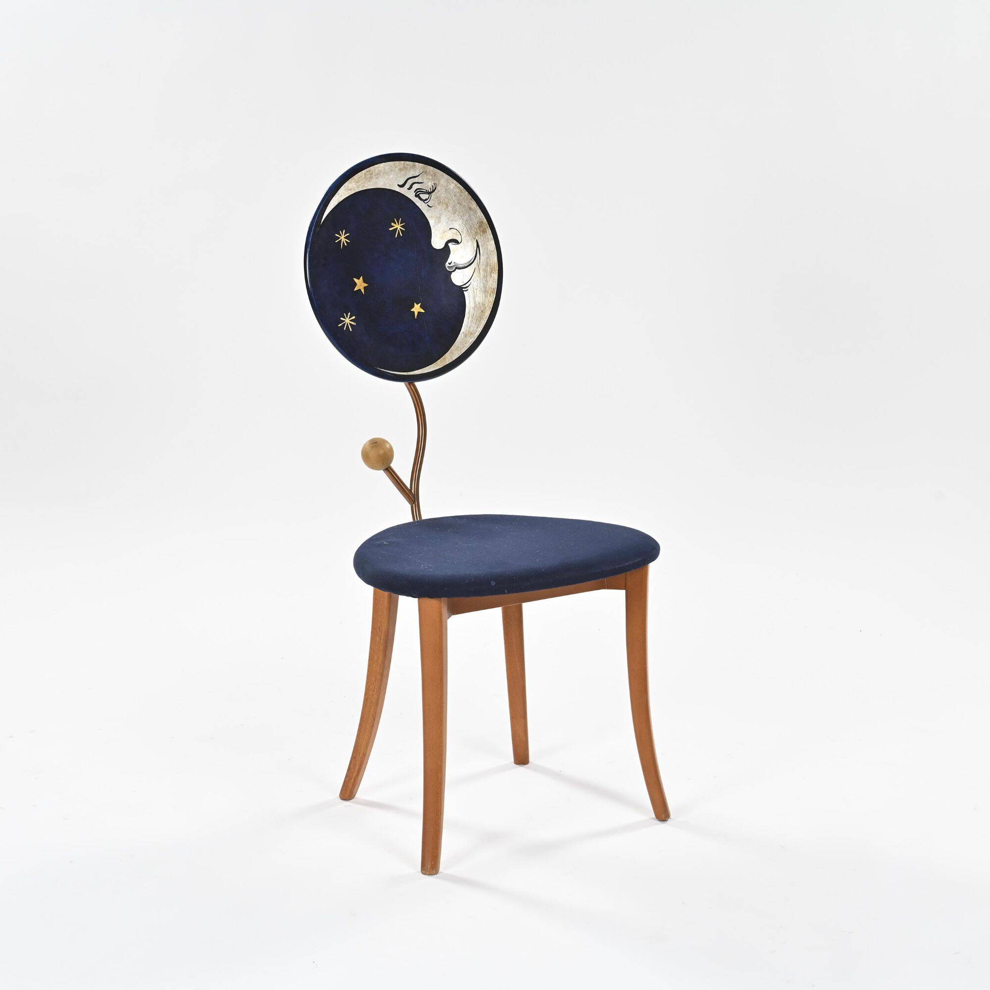 Pair of Luna e Sole chairs by Carlo Berruti (XX-XXI century)
