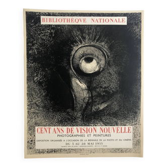 Odilon Redon (after) National Library, 1955. original poster Mourlot lithograph