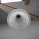1970s Czechoslovak Mid-Century Glass Pendant Lamp with Marbled Shade