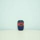 Vintage blue & red fatlava west germany vase scheurich