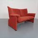 Vintage Two-Seater Palmaria Sofa by Vico Magistretti for Cassina, 1980s
