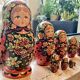 Magnificent family of Russian matryoshkas – 9 dolls – excellent condition