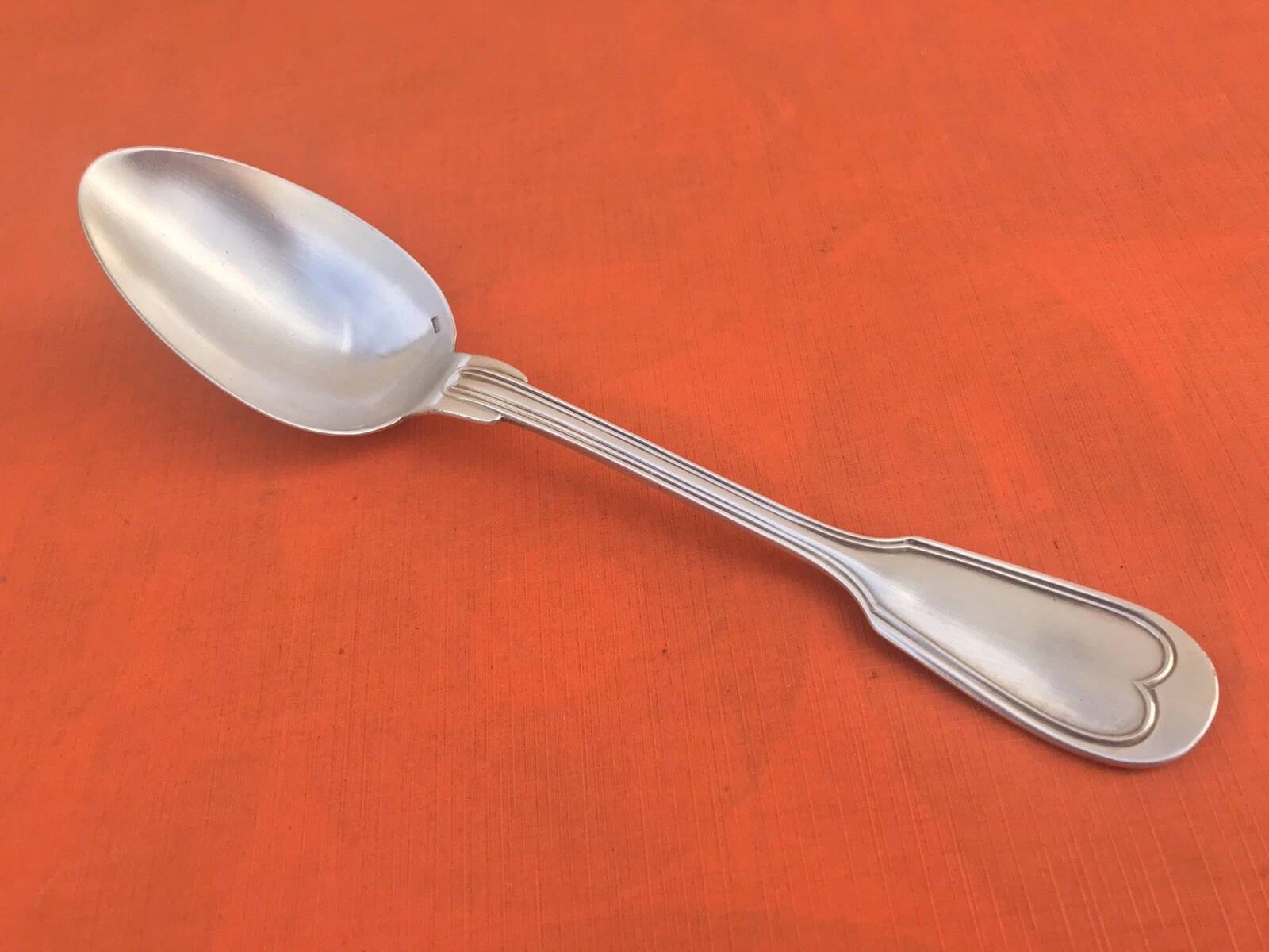 2 old table (soup) spoons, known as filigree or Chinon model.