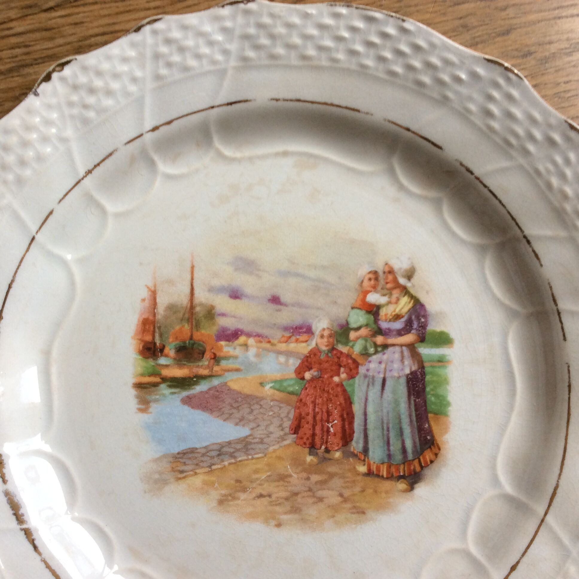 Old plate Moulin des Loups & Hamage Nord