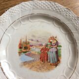 Assiette ancienne Moulin des Loups & Hamage Nord