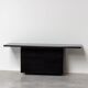 Giotto Stoppino for Acerbis Black Sheraton Sideboard Italy 1980s
