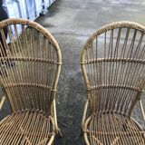 Chaise en rotin  d’audoux et minnet