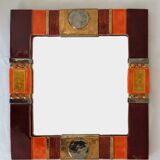 Miroir céramique Marion de Crécy pour l'atelier Mithe Espelt