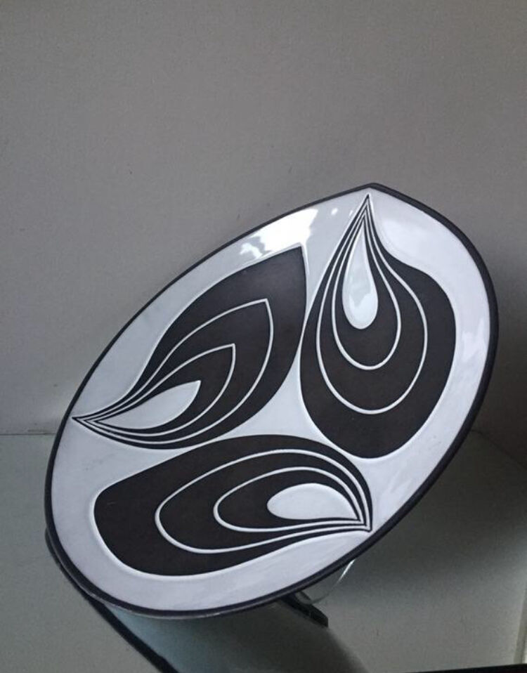 Ceramic plate by Schollert Denmark