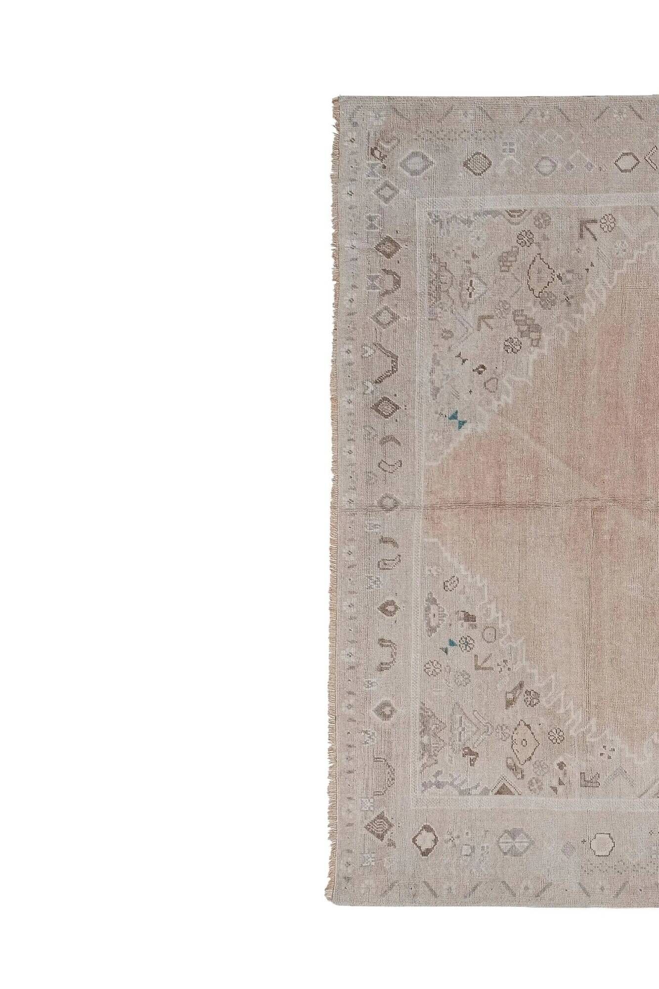 Vintage Turkish handmade rug 181x270 cm