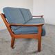 3-seater teak Scandinavian sofa by Juul Kristensen, Denmark 1970s