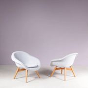 1950s set of 2 easy chairs by Frantisek Jirak, Czech