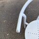 Vintage IKEA Maxmo Armchair 80s White Metal Design