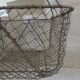 Old metal basket