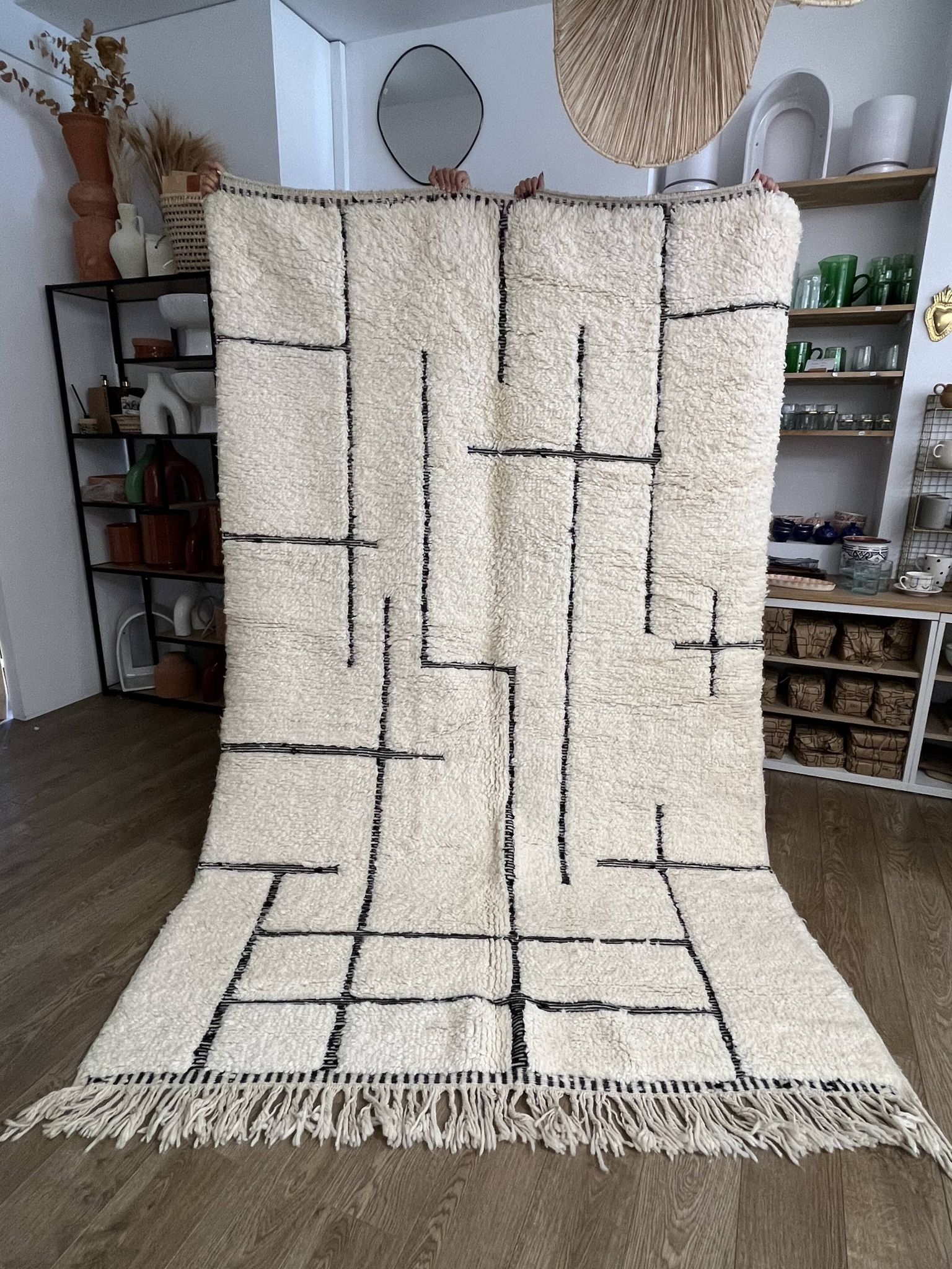 Tapis berbère Beni Ouarain 254/160cm