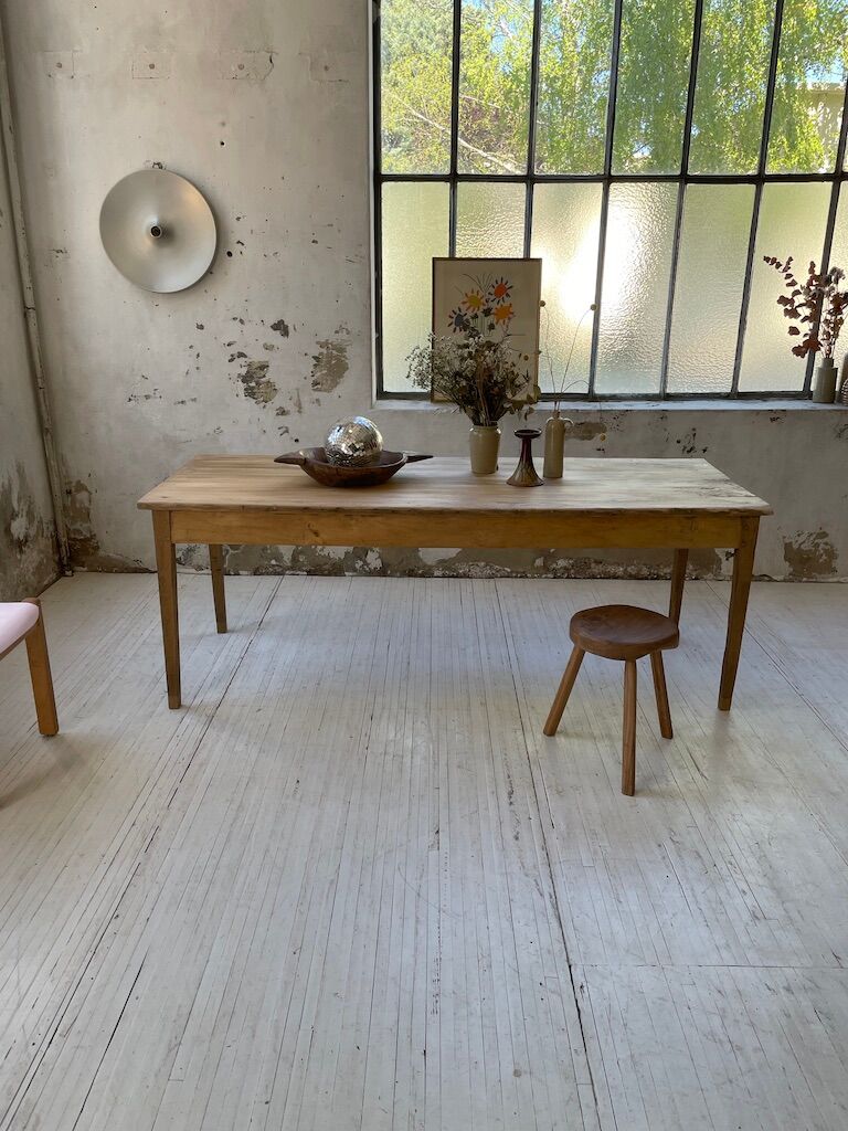 Oak and pine farm table 2m