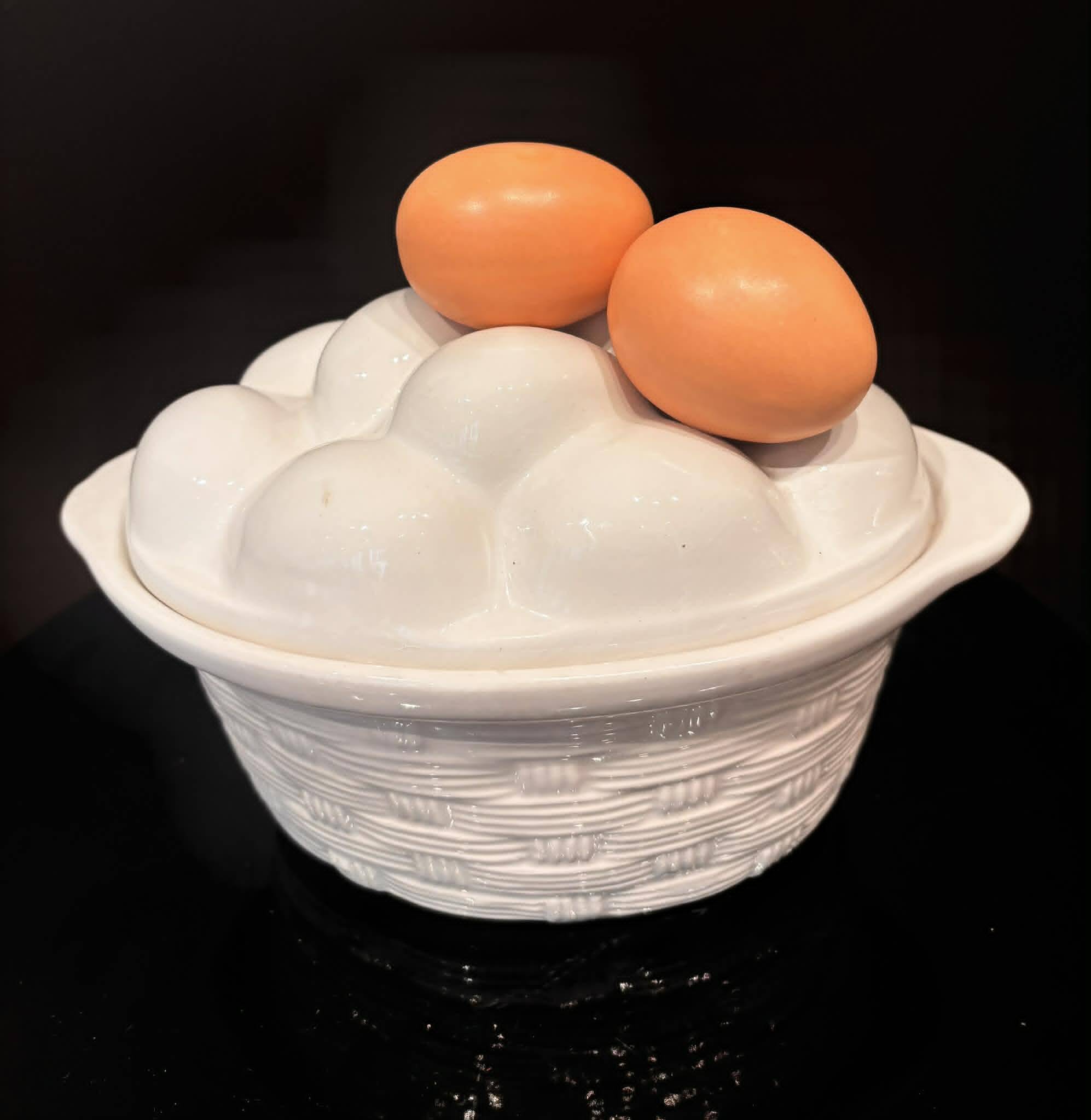 Ceramic egg terrine