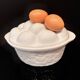 Ceramic egg terrine
