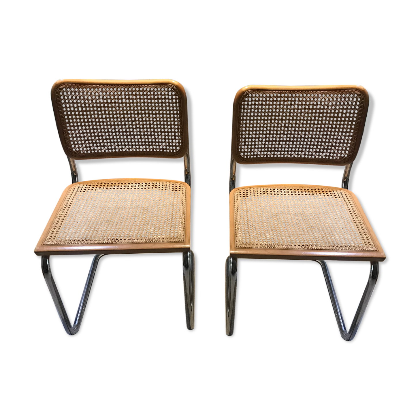 Cesca chairs by Marcel Breuer