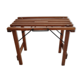 Wooden and metal  stool