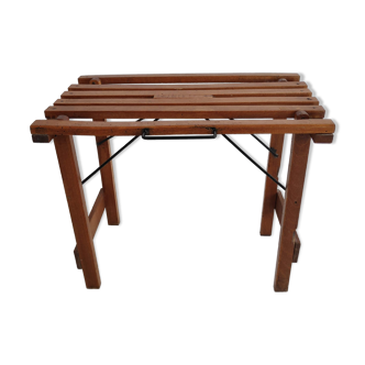 Wooden and metal  stool