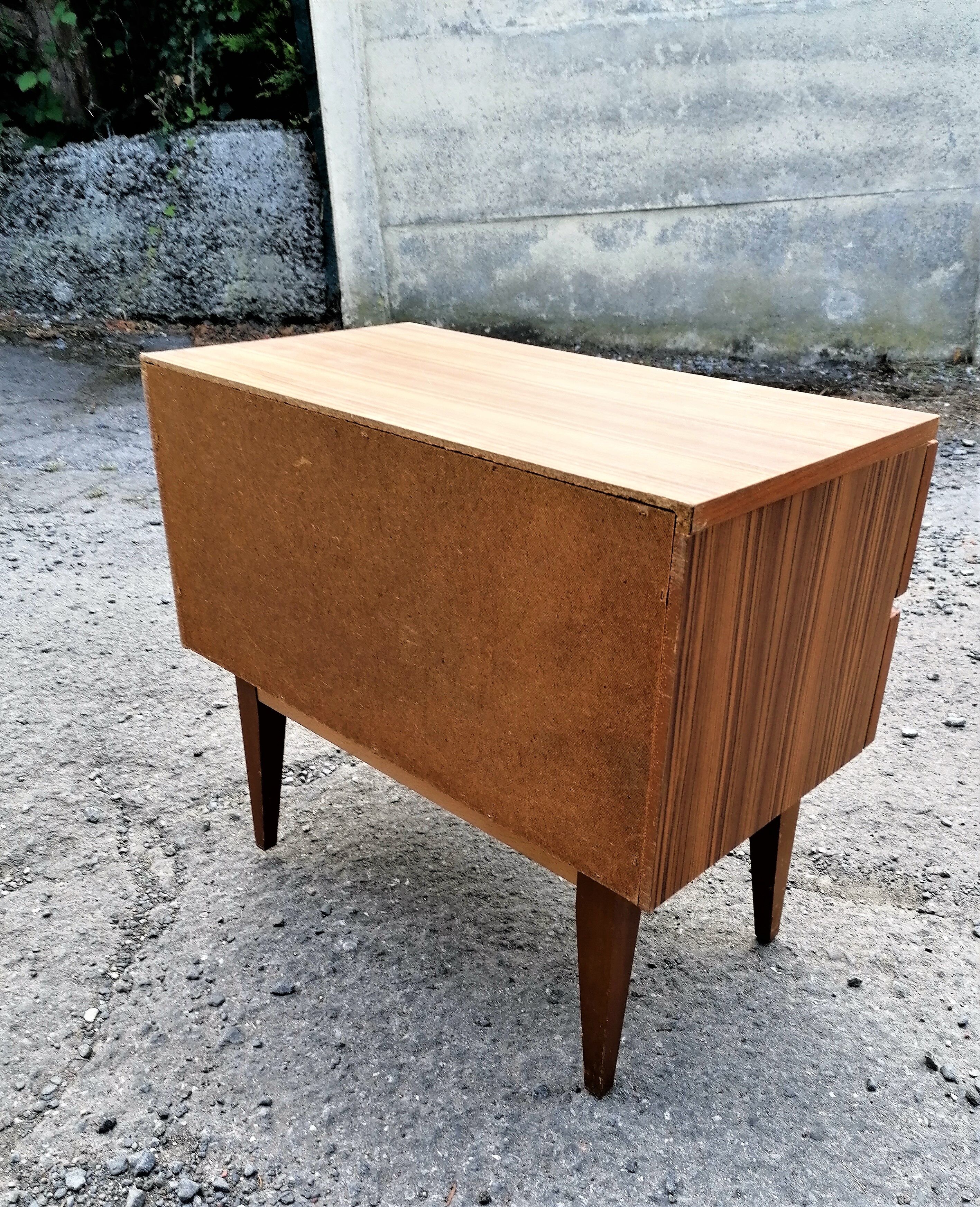 Bedside table scandinavian vintage design