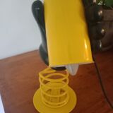 Lacquered metal lamp and plastic year 80