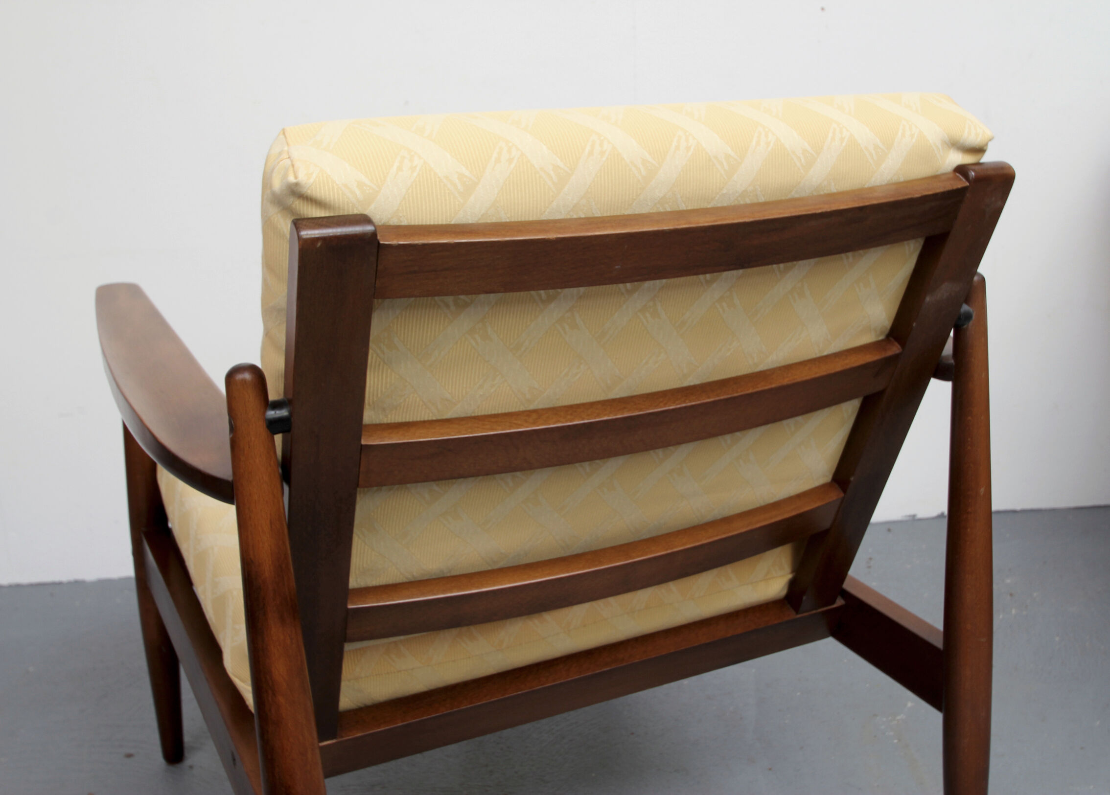 1960s armchair in yellow
