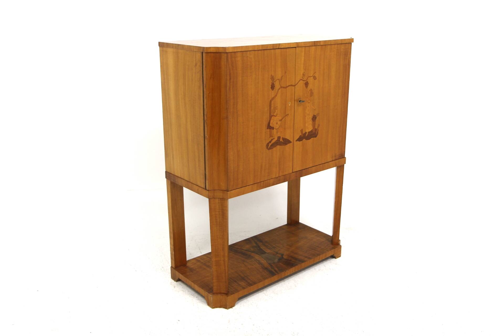 Scandinavian wooden bar cabinet, Swedish modern, Sweden, 1930