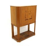 Scandinavian wooden bar cabinet, Swedish modern, Sweden, 1930