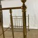 Vintage gold metal bed frame
