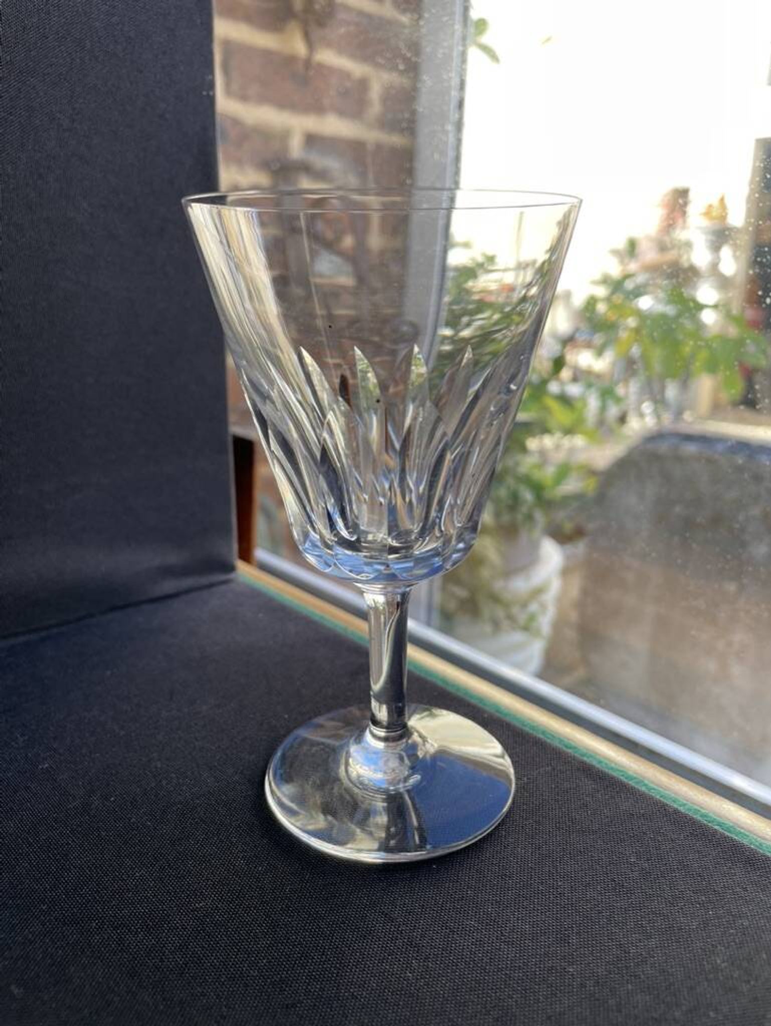 6 verres à vin baccarat service côte d’azur -taille n°3 - estampillés