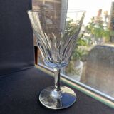 6 verres à vin baccarat service côte d’azur -taille n°3 - estampillés