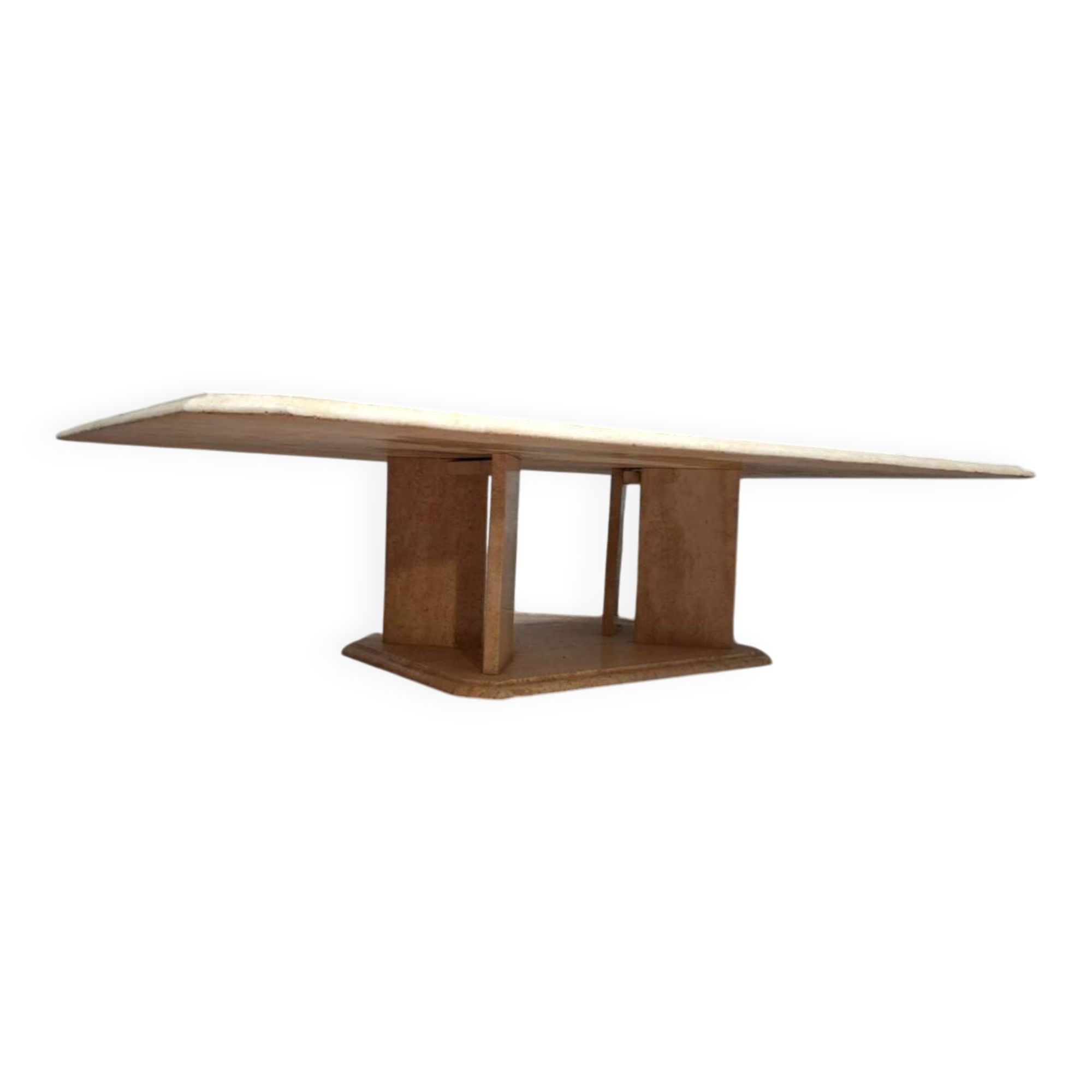 Travertine coffee table – 1970s work