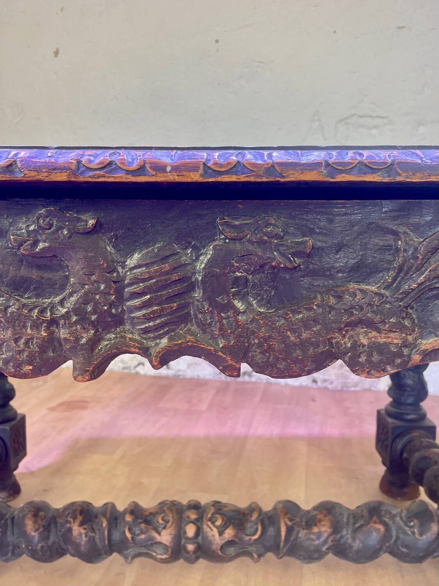 Louis XIII style desk table