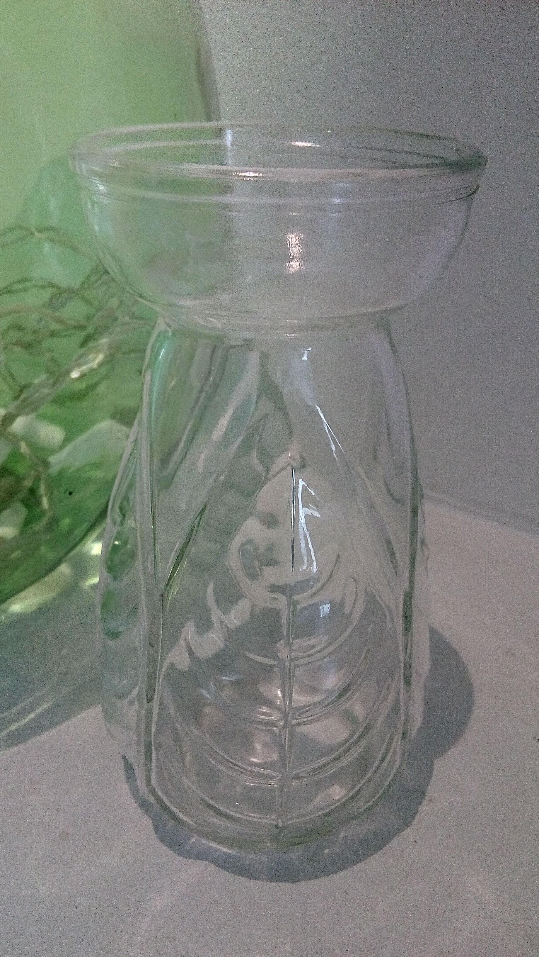 Hyacinth/bulb vase duo