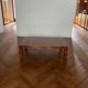 Vintage elm burl coffee table from the 70s