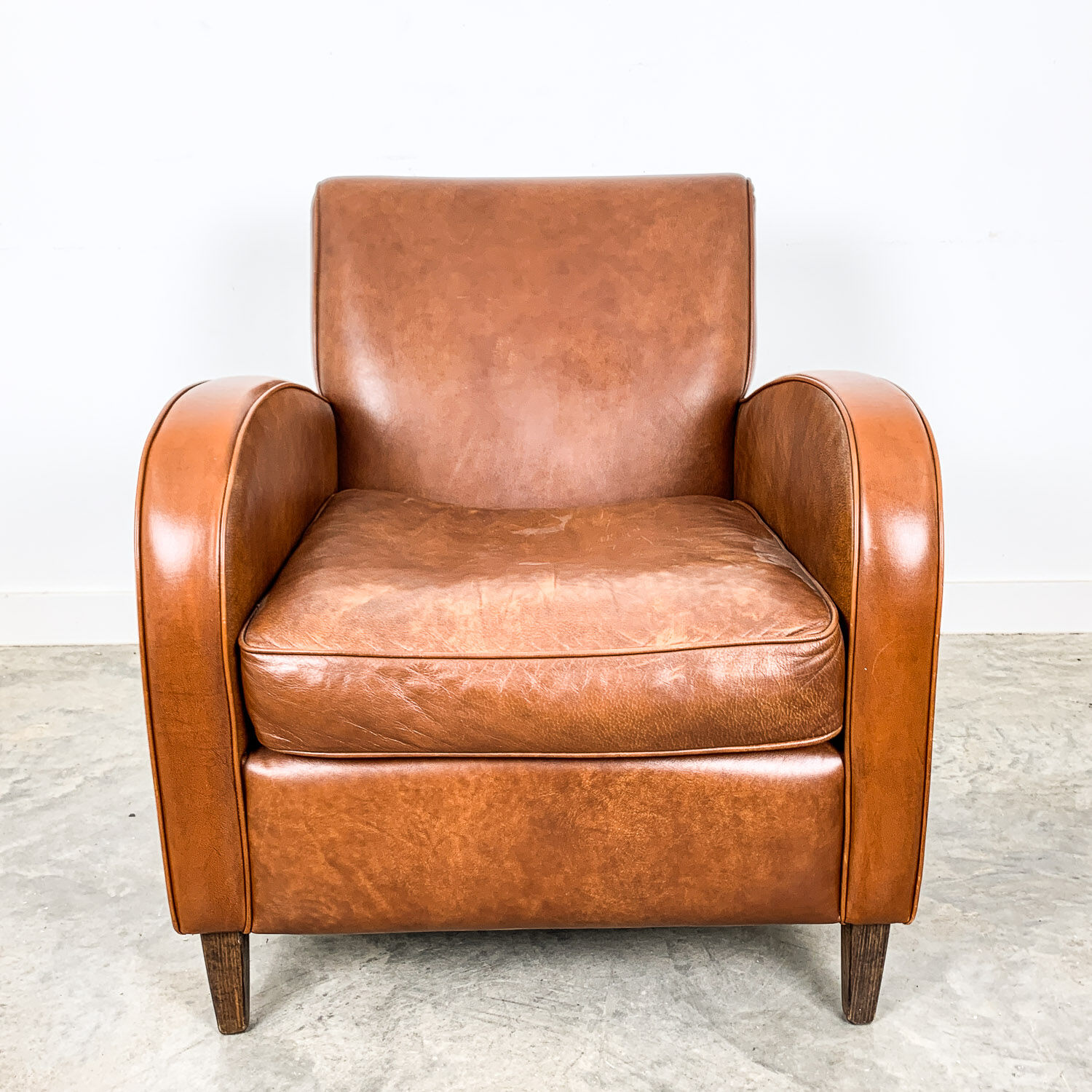 Vintage leather armchair