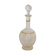 Crystal carafe decorated with gilded leafy interlacings by Saint Louis