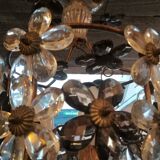 Chandelier with flowers in tassels