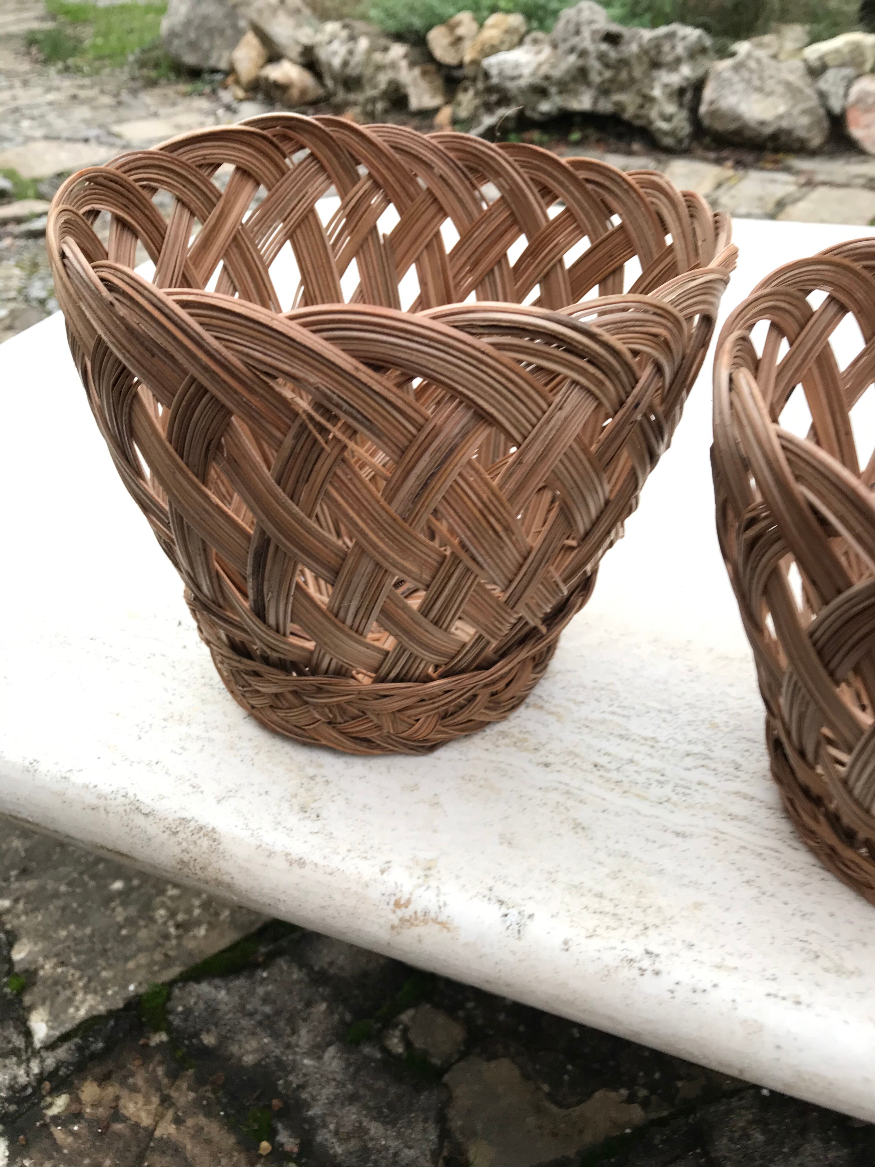 Vintage gigognes baskets