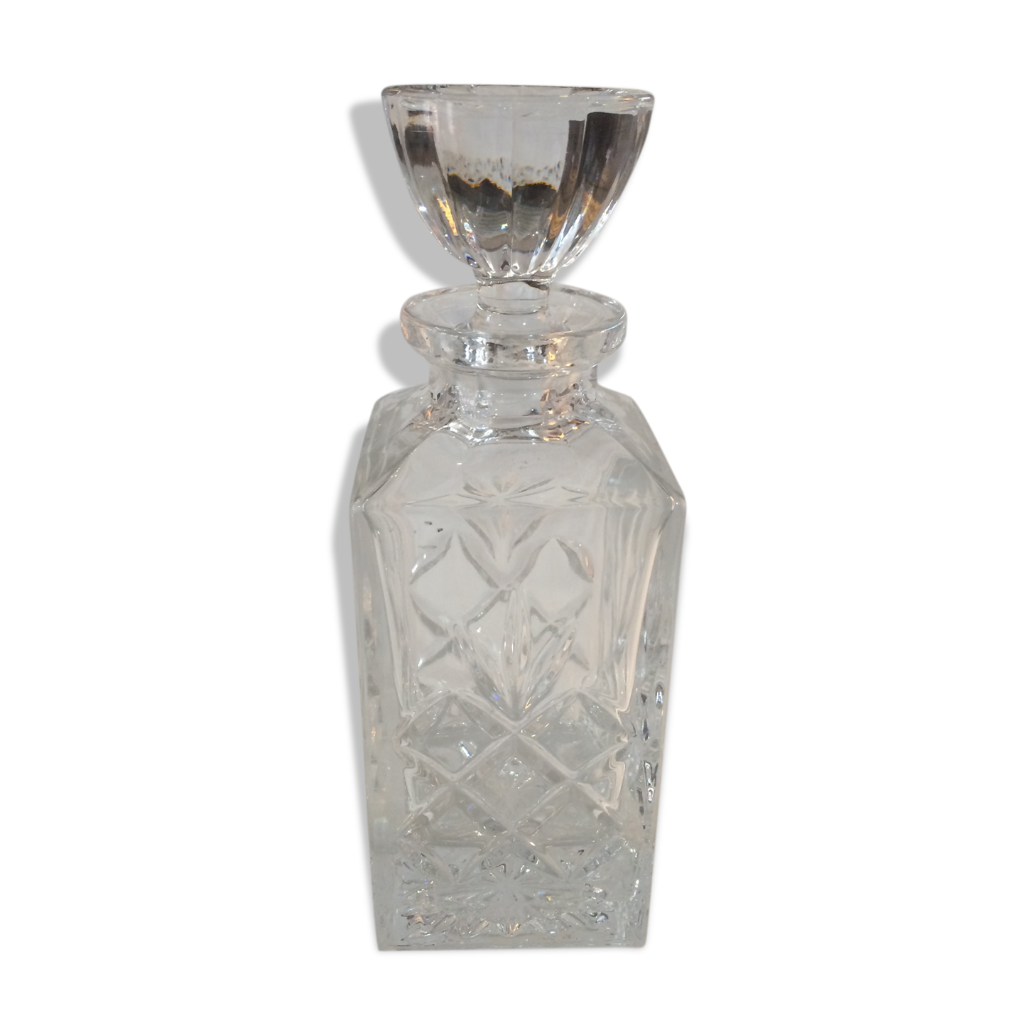 Baccarat cut crystal whisky decanter