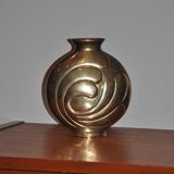 Vase en laiton vintage