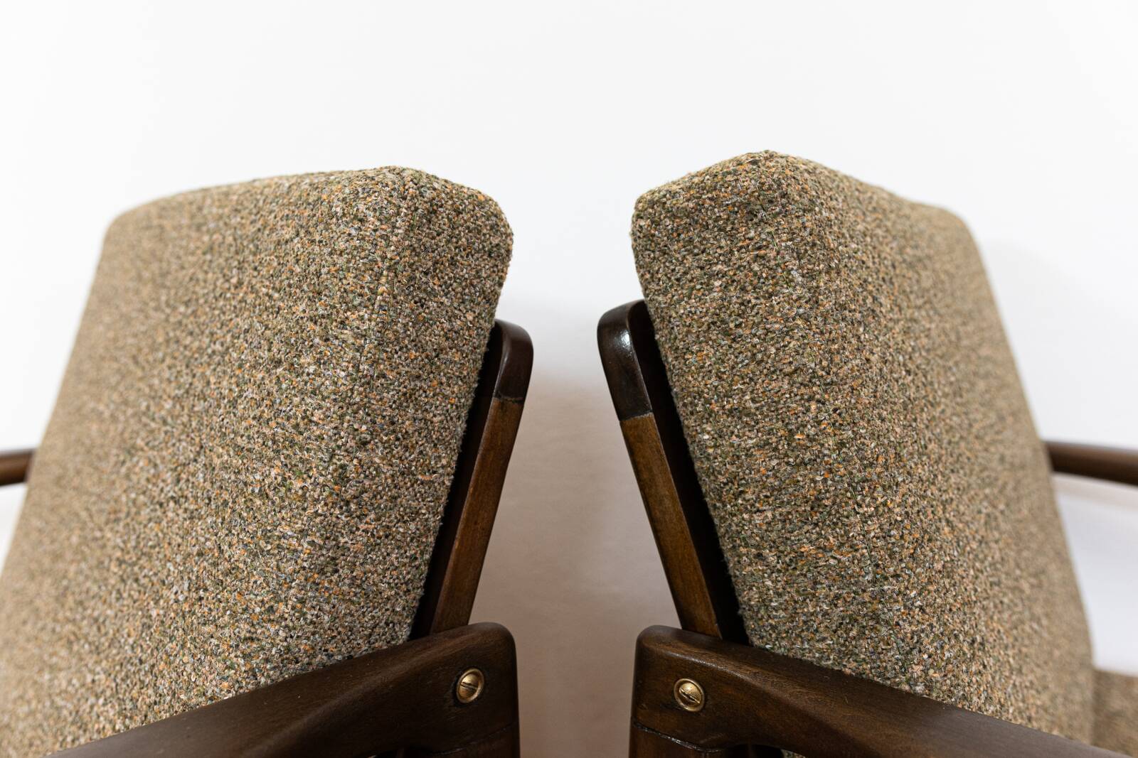 Mid Century Armchairs By Zenon Bączyk, 1960's, Set Of 2