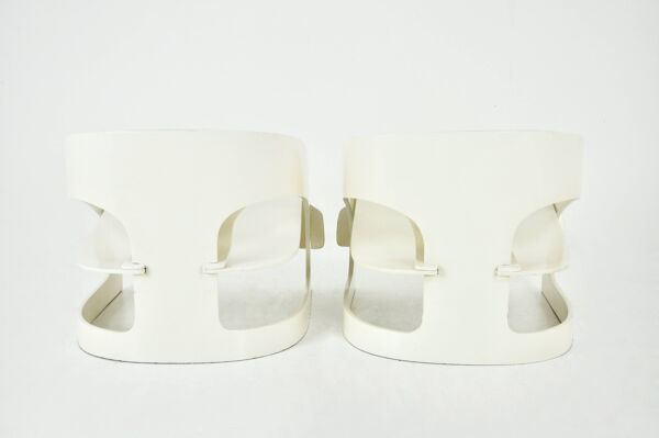 Paire de Fauteuils Model 4801 par Joe Colombo pour Kartell, 1960s