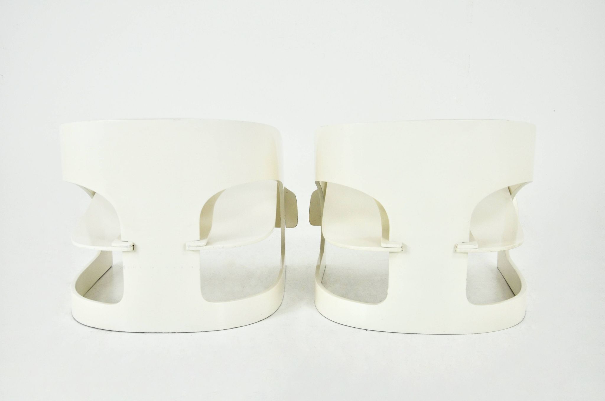 Paire de Fauteuils Model 4801 par Joe Colombo pour Kartell, 1960s