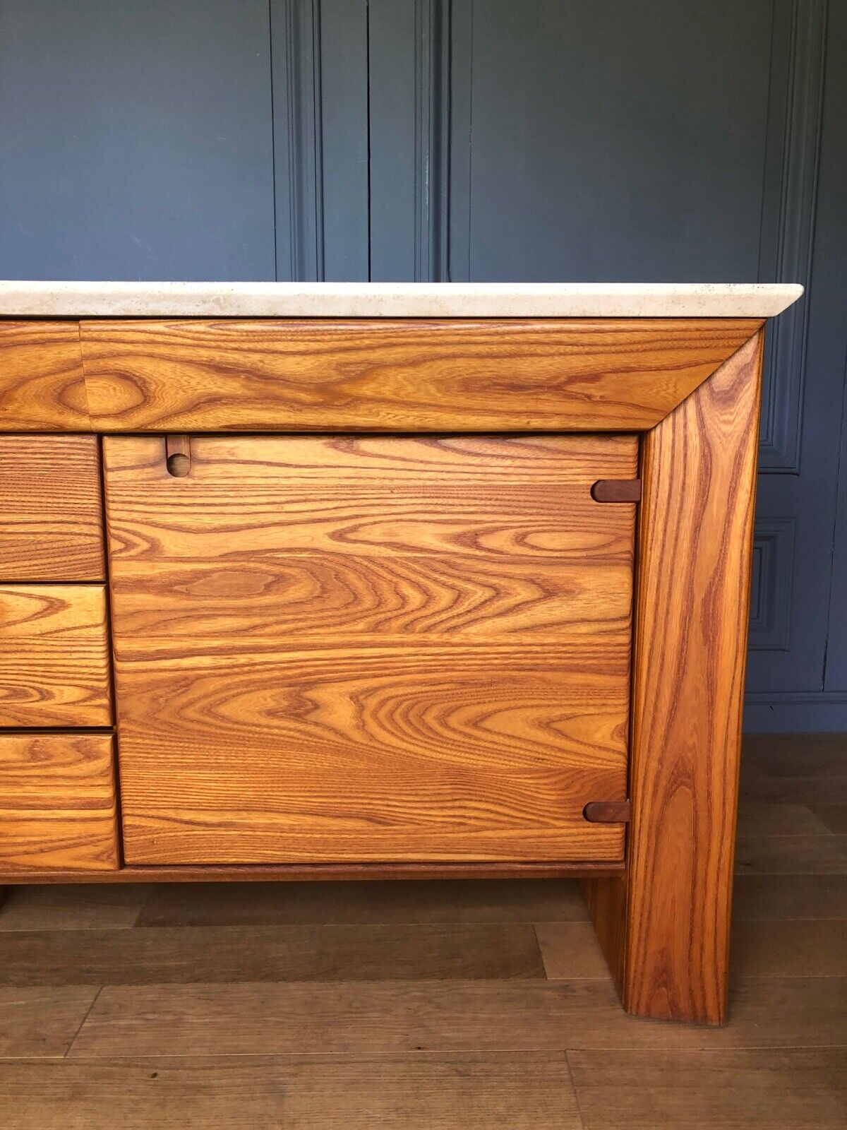 Sideboard seltz casaligne 3 drawers 2 doors granite casa